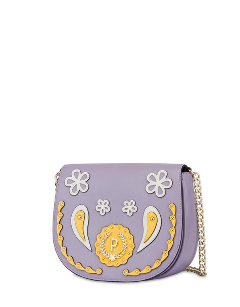 Shoulder bag with Boho patch LILAC
