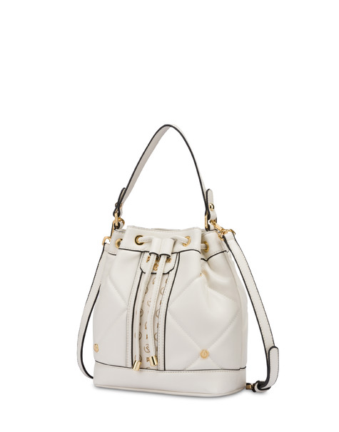 Chesterfield matelassé bucket bag IVORY/IVORY