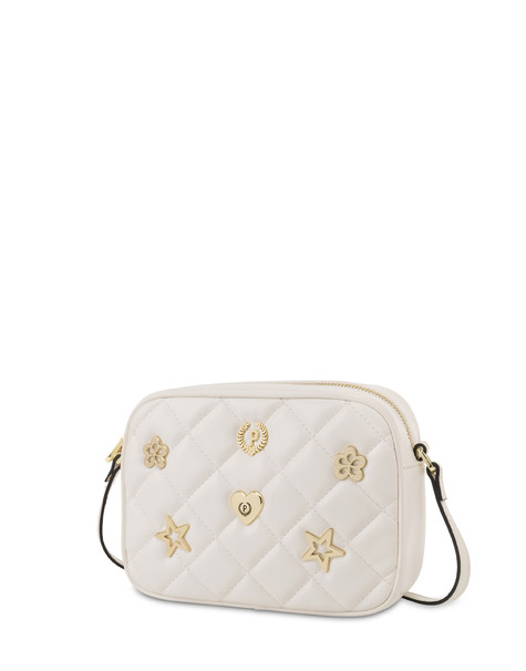 Borsa a tracolla matelassé Joyfull Quilting BIANCO
