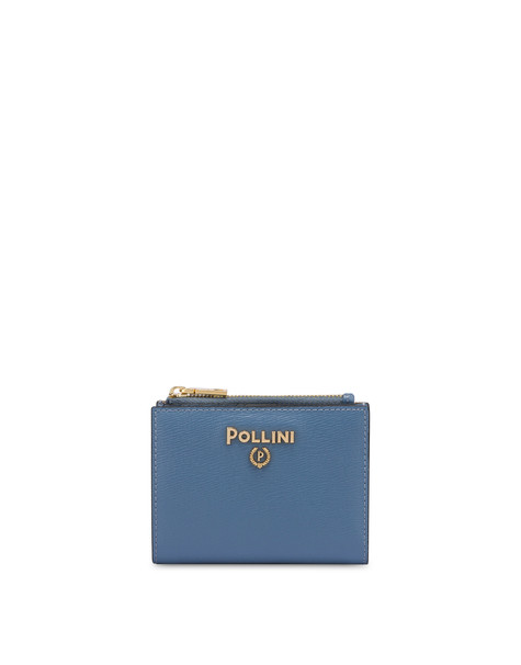 Small wallet with metal logo SKY