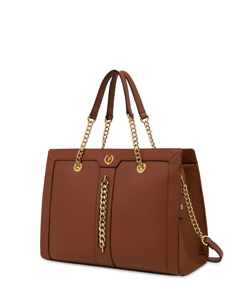 Glam double handle bag with chain HIDE