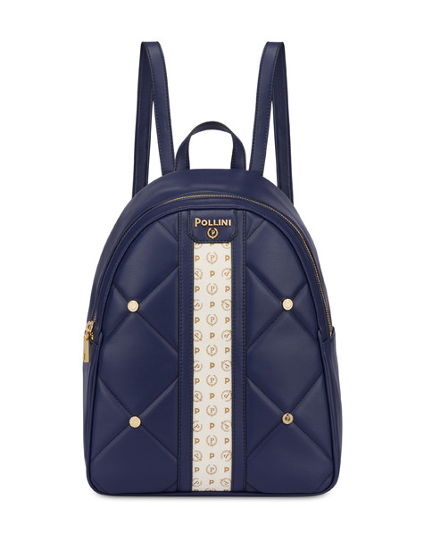 Chesterfield matelassé backpack BLUE/IVORY