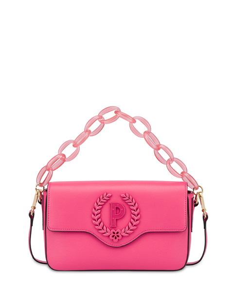 Borsa a tracolla con maxi catena Candy FUXIA