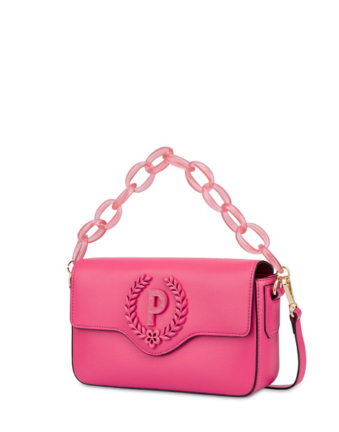 Borsa a tracolla con maxi catena Candy FUXIA