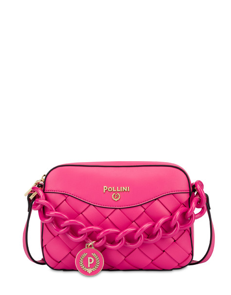 Tarcolla bag with Chain Reaction weave FUCHSIA
