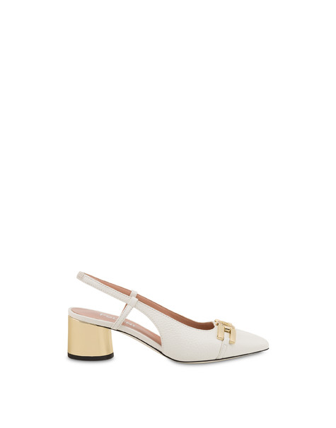 Slingback in vitello Take your time LINO/PLATINO