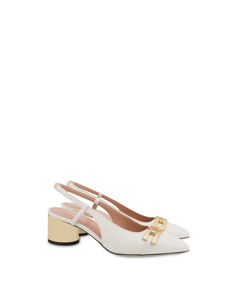 Slingback in vitello Take your time LINO/PLATINO