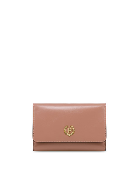 Continental wallet with logo NUDE
