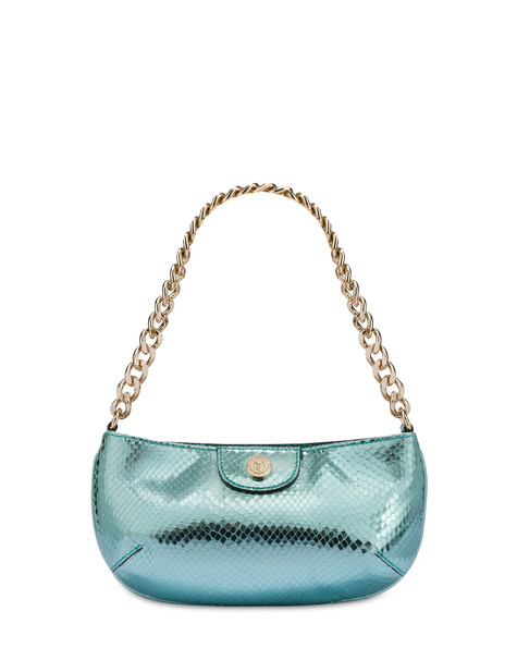 Moon laminated shoulder bag LAKE