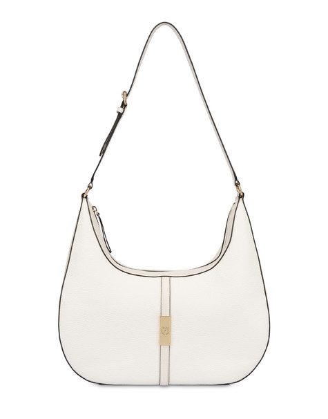 Hobo bag in vitello Essence AVORIO/AVORIO