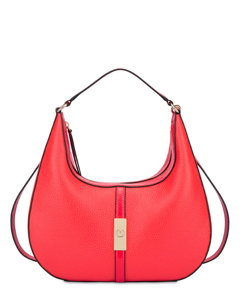 Essence small hobo bag in calfskin CORAL/CORAL