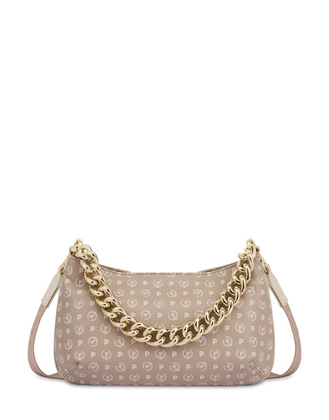 Borsa A Tracolla Con Catena Heritage Soft Touch Beige/avorio