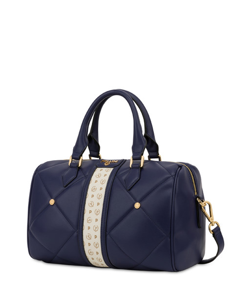 Chesterfield matelassé handbag BLUE/IVORY