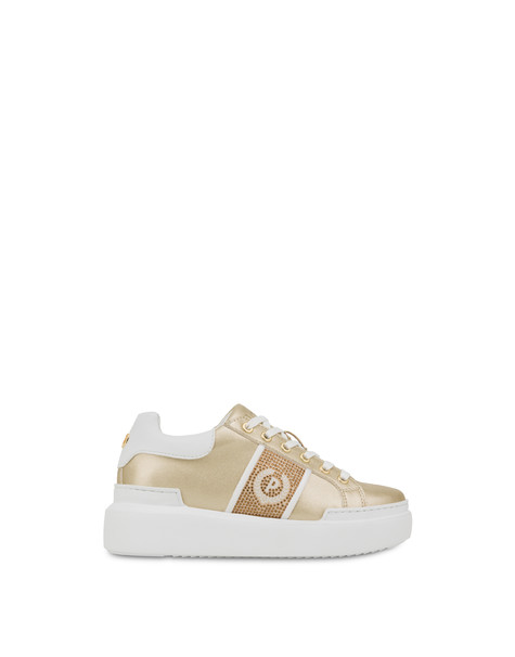 Sneakers laminate Diamond Carrie PLATINO/BIANCO