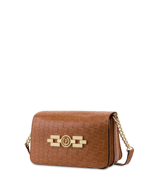 Take your time woven print shoulder bag HIDE