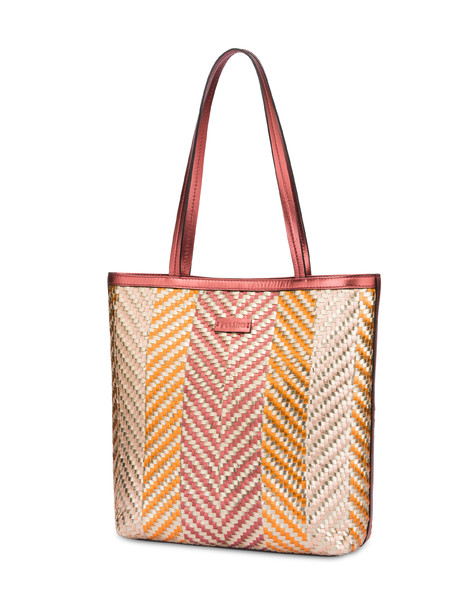 Tote bag laminata Antica Valserchio X Pollini ROSA ANTICO