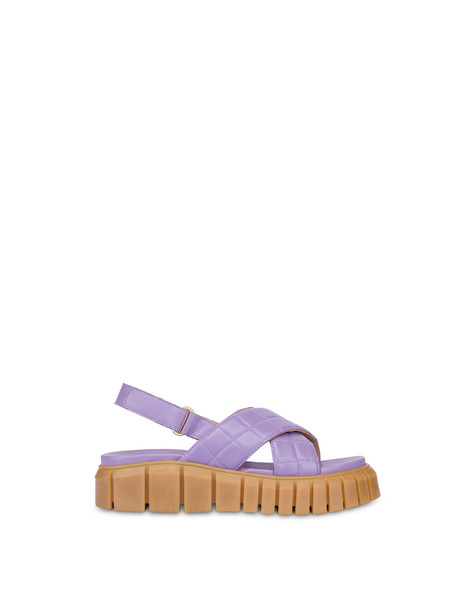 Sandali incrociati in nappa Summer Mountain GLICINE/MIELE