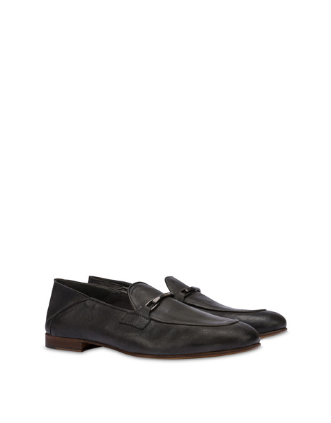 Mocassini a sacchetto in nappa BLU