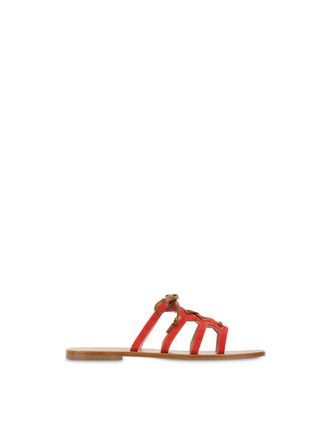 Summer Breeze split-leather flat sandals GERBERA