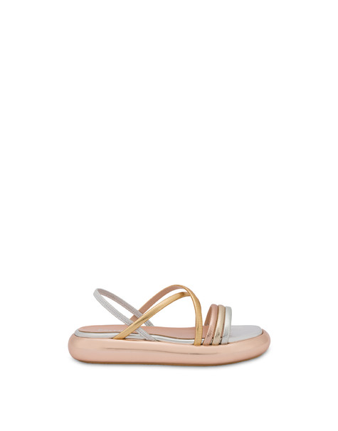Sandali flatform metallizzati Golden Rainbow ARGENTO/PLATINO/RAME/ORO