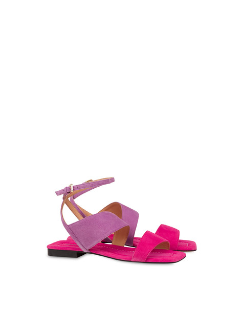 Windy suede flat sandals BOUGANVILLE/WISTERIA