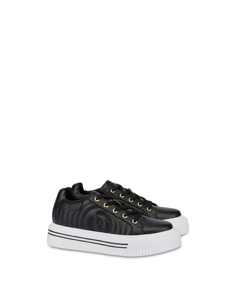Sneakers in nappa matelassé Doona NERO