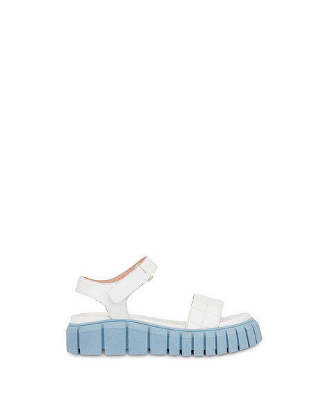 Sandali in nappa Summer Mountain BIANCO/CIELO