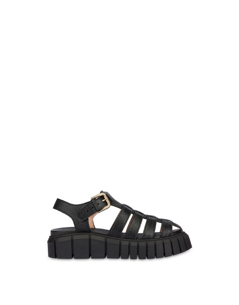 Sandalo in vitello Spider NERO