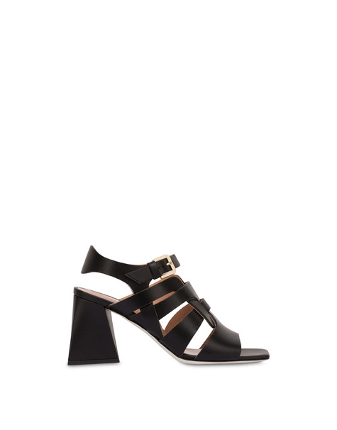 Sandali in vacchetta Cage NERO