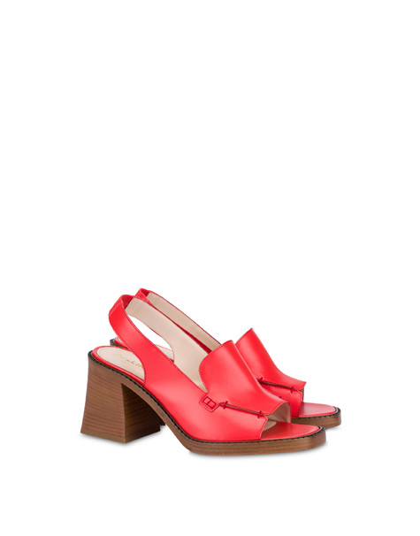 Legacy sandals in calfskin RED