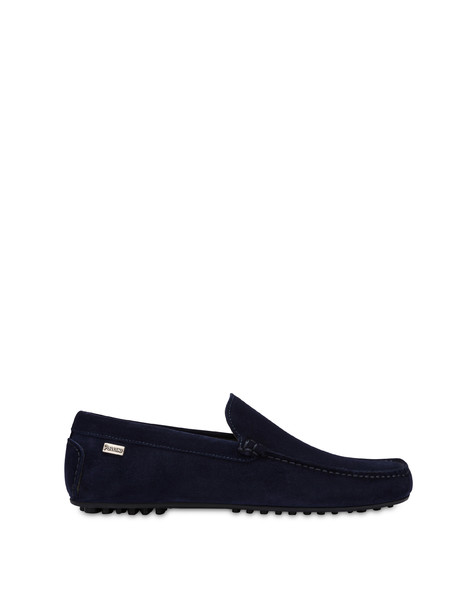 Mocassini in crosta Drivers BLU
