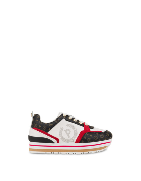 Heritage Forever calfskin sneakers BLACK/RED/WHITE