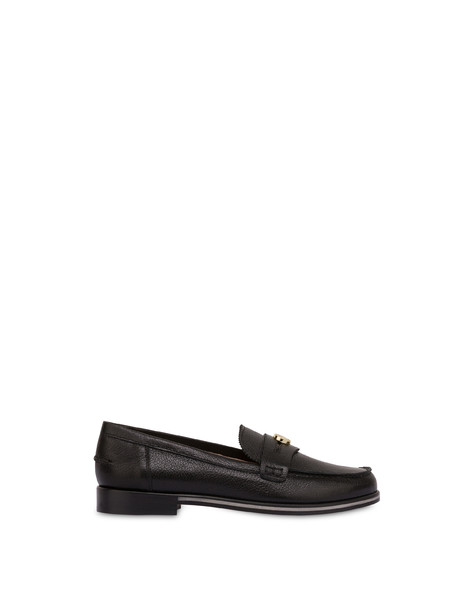 Mocassini in capra Oxford NERO