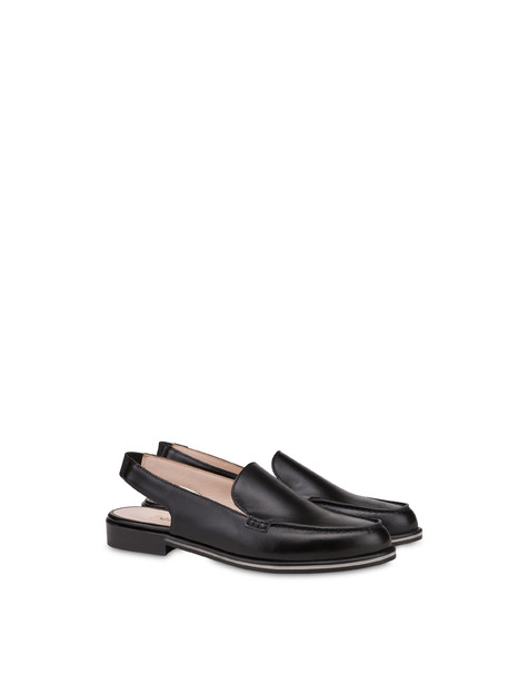 Mocassini sligback in vitello Legacy NERO