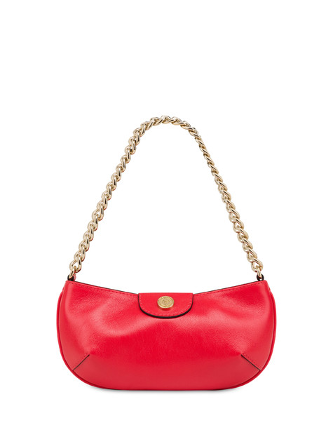 Moon shoulder bag in calfskin CORAL