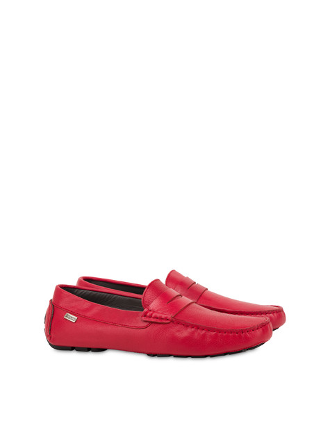 Mocassini in capra Drivers ROSSO