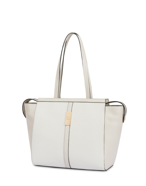 Tote bag in vitello Essence AVORIO/AVORIO