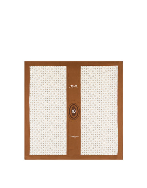 Heritage 70th Anniversary Scarf IVORY/BROWN