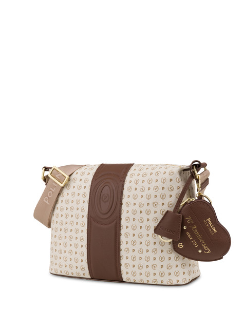 Heritage 70th Anniversary Shoulder Bag IVORY/BROWN
