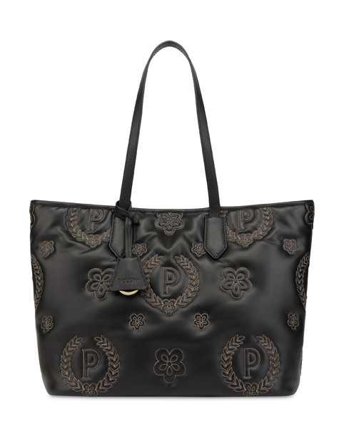 Puffy Heritage Shopping Bag Black/black/black