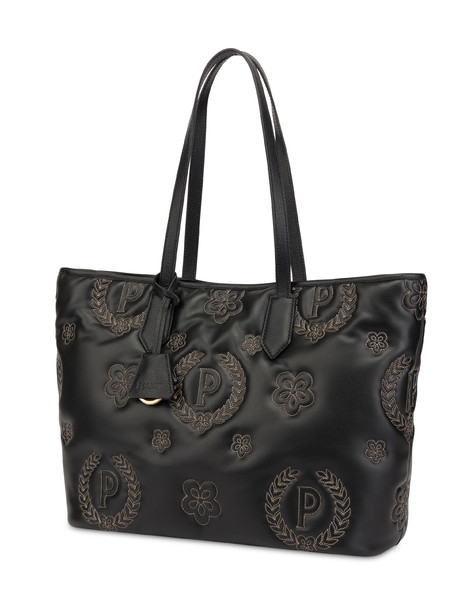 Puffy Heritage Shopping Bag Black/black/black