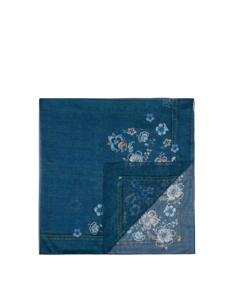 Denim-effect maxi scarf JEANS