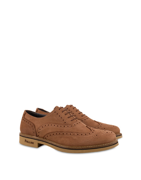 Corinto derby in nubuck with broguering HIDE
