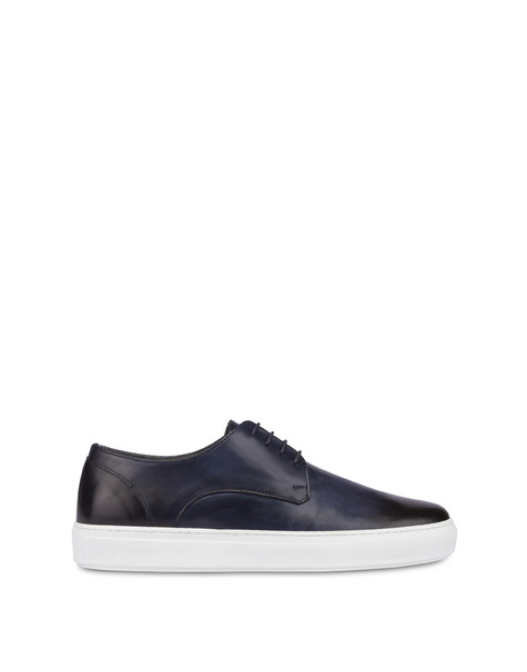 Tennis Club glossy calfskin sneakers NAVY BLUE