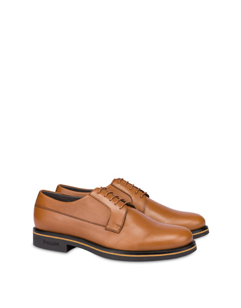 Corinto shiny calfskin derby HIDE