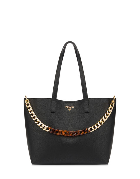 Tote bag con catena Darlene NERO