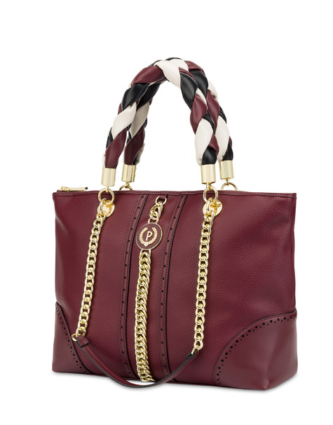 Braiding Double-Handle Bag BORDEAUX/BORDEAUX