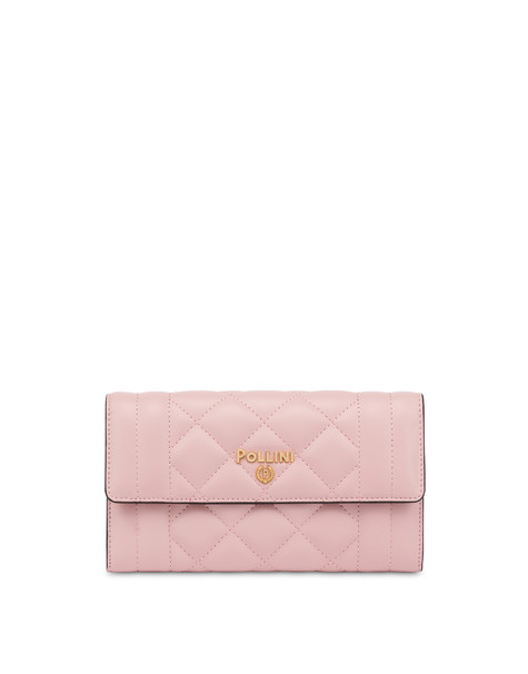 Check The Lines Quilted Wallet on Chain NUDE
