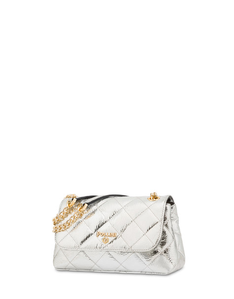Piccola borsa effetto laminato Waltzer Night ARGENTO