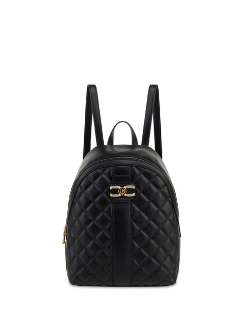 Check The Line quilted backpack BLACK